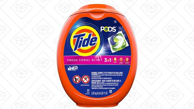 Tide Pods Fresh Coral Blast 81 Count | $19 | Amazon | Clip the $2 coupon